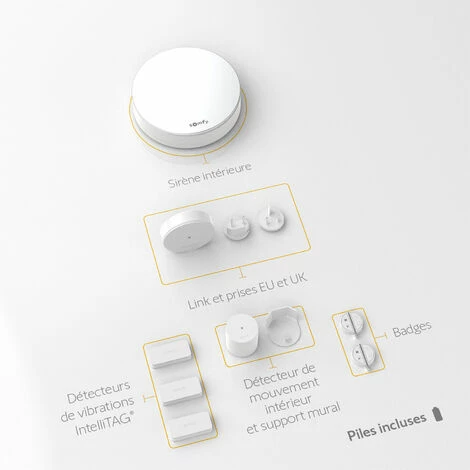 Somfy 2401497 - Home Alarm | Système D'alarme Maison Sans Fil Connecté | Somfy Protect | Compatible Avec Alexa, L'Assistant Google Et TaHoma (switch) 4 Somfy 2401497 - Home Alarm | Système D'alarme Maison Sans Fil Connecté | Somfy Protect | Compatible Avec Alexa, L'Assistant Google Et TaHoma (switch) - Image 2