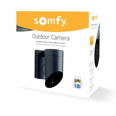 Somfy 2401563 - Outdoor Camera Grise, Caméra De Surveillance Extérieure Wifi | 1080p Full HD | Sirène 110 DB | Branchement Possible Sur Luminaire Existant - Gris 4 Somfy 2401563 - Outdoor Camera Grise, Caméra De Surveillance Extérieure Wifi | 1080p Full HD | Sirène 110 DB | Branchement Possible Sur Luminaire Existant - Gris - Image 2