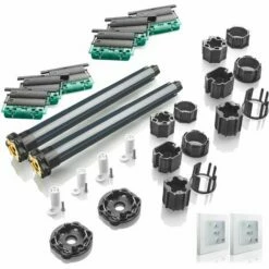 Somfy 1241510 - 2 Kits De Remplacement Avec Moteurs Oximo Io Pour Moteurs Volets Roulants | Radio Io | 6Nm | Fenêtre