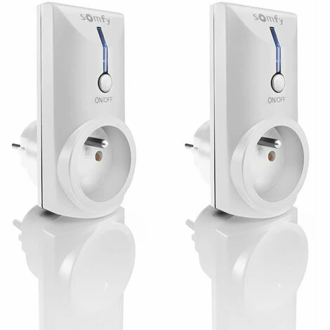 Somfy 1870861 - 2 Prises ON/OFF Télécommandées Intérieures RTS Type E | Compatible TaHoma (switch) 4 Somfy 1870861 - 2 Prises ON/OFF Télécommandées Intérieures RTS Type E | Compatible TaHoma (switch) - Image 2