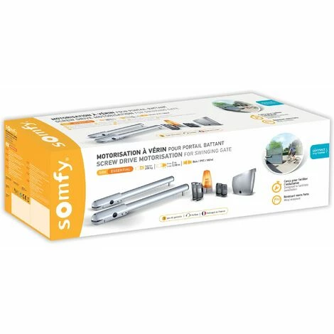 Somfy 1241525 - Motorisation De Portail Battant à Vérin SGS Essential RTS Livrée Avec 3 Télécommandes Keypop, Feu Orange, Et Photocellules Compatible TaHoma (switch) 4 Somfy 1241525 - Motorisation De Portail Battant à Vérin SGS Essential RTS Livrée Avec 3 Télécommandes Keypop, Feu Orange, Et Photocellules Compatible TaHoma (switch) - Image 2