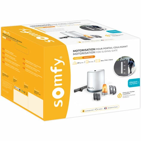 Somfy 1241528 - Motorisation De Portail Coulissant Freevia Essential RTS | Livrée Avec 3 Télécommandes Keypop, Feu Clignotant, Photocellules, Et 4m De Crémaillère | Compatible TaHoma (switch) 4 Somfy 1241528 - Motorisation De Portail Coulissant Freevia Essential RTS | Livrée Avec 3 Télécommandes Keypop, Feu Clignotant, Photocellules, Et 4m De Crémaillère | Compatible TaHoma (switch) - Image 2