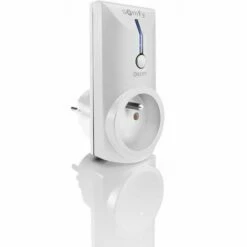 Somfy 2401363 - Prise Télécommandée Intérieure ON/OFF RTS Type E Blanche | Compatible TaHoma (switch)