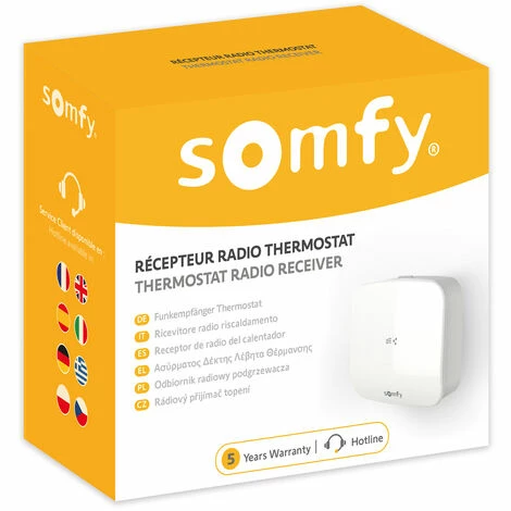 Somfy 1870359 - Récepteur Pour Thermostat Connecté Radio Io 4 Somfy 1870359 - Récepteur Pour Thermostat Connecté Radio Io - Image 2
