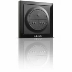 Somfy 1870781 - Commande Murale Radio RTS | Pour Commander 3 Motorisations RTS | Sans Fil | Etanche
