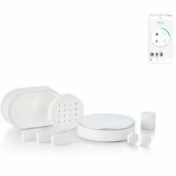 Somfy 1875259 - Home Alarm Advanced Système D'alarme Sans Fil Connecté Somfy Protect Module GSM Compatible Avec Alexa, L'Assistant Google Et TaHoma (switch)