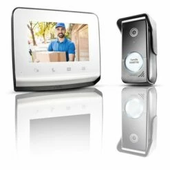 Somfy 1870996 - Visiophone V®350, Avec Ecran 7 Pouces Vision Nocturne Caméra Grand Angle Mémoire D'images Pour Contrôler Jusqu'à 5 équipements Motorisés RTS Installation Facile