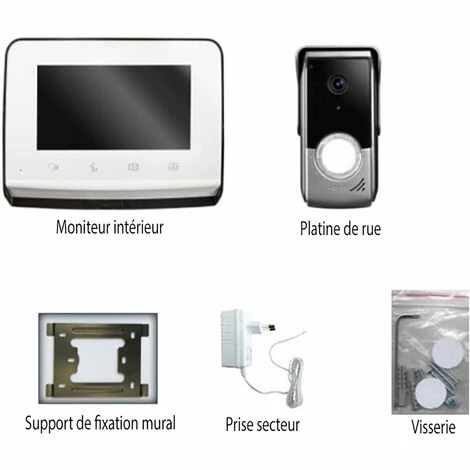 Somfy 1870996 - Visiophone V®350, Avec Ecran 7 Pouces Vision Nocturne Caméra Grand Angle Mémoire D'images Pour Contrôler Jusqu'à 5 équipements Motorisés RTS Installation Facile 5 Somfy 1870996 - Visiophone V®350, Avec Ecran 7 Pouces Vision Nocturne Caméra Grand Angle Mémoire D'images Pour Contrôler Jusqu'à 5 équipements Motorisés RTS Installation Facile - Image 3
