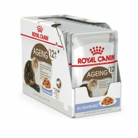 Royal Canin Vieillissant 12+ 85g (glatine) Pour Chats De 12 Ans - 12 Enveloppes 85g 3 Royal Canin Vieillissant 12+ 85g (glatine) Pour Chats De 12 Ans - 12 Enveloppes 85g