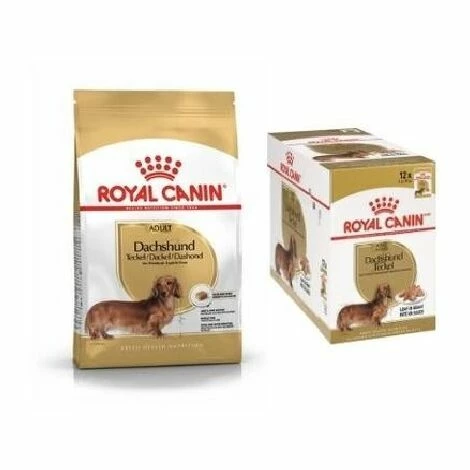 Nourriture Hiro Pour Chiens Adultes Royal Canin Teckel 12 Enveloppes X 85 Gr + SACO 1,5 Kg 3 Nourriture Hiro Pour Chiens Adultes Royal Canin Teckel 12 Enveloppes X 85 Gr + SACO 1,5 Kg
