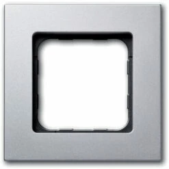 Somfy 9015025 - Cadre PVC Couleur Acier Mat Pour Commande Murale Smoove - Argent